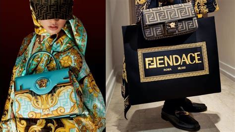 fendi and versace collab|versace and fendi adv.